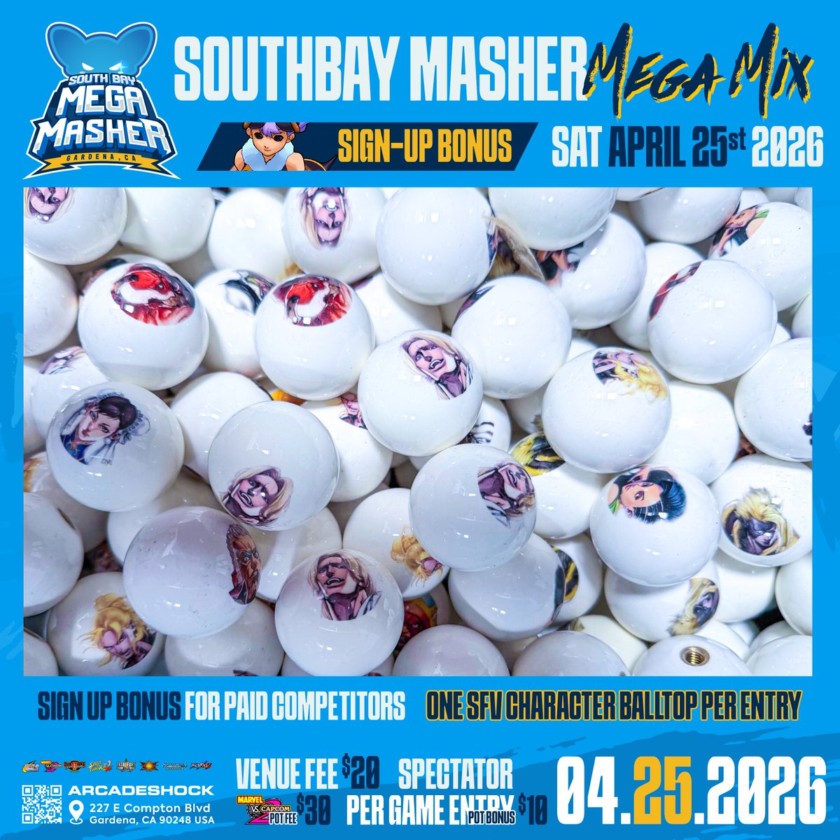 ARCADESHOCK @SOUTHBAY MEGA MIXER APRIL 25TH tweet media