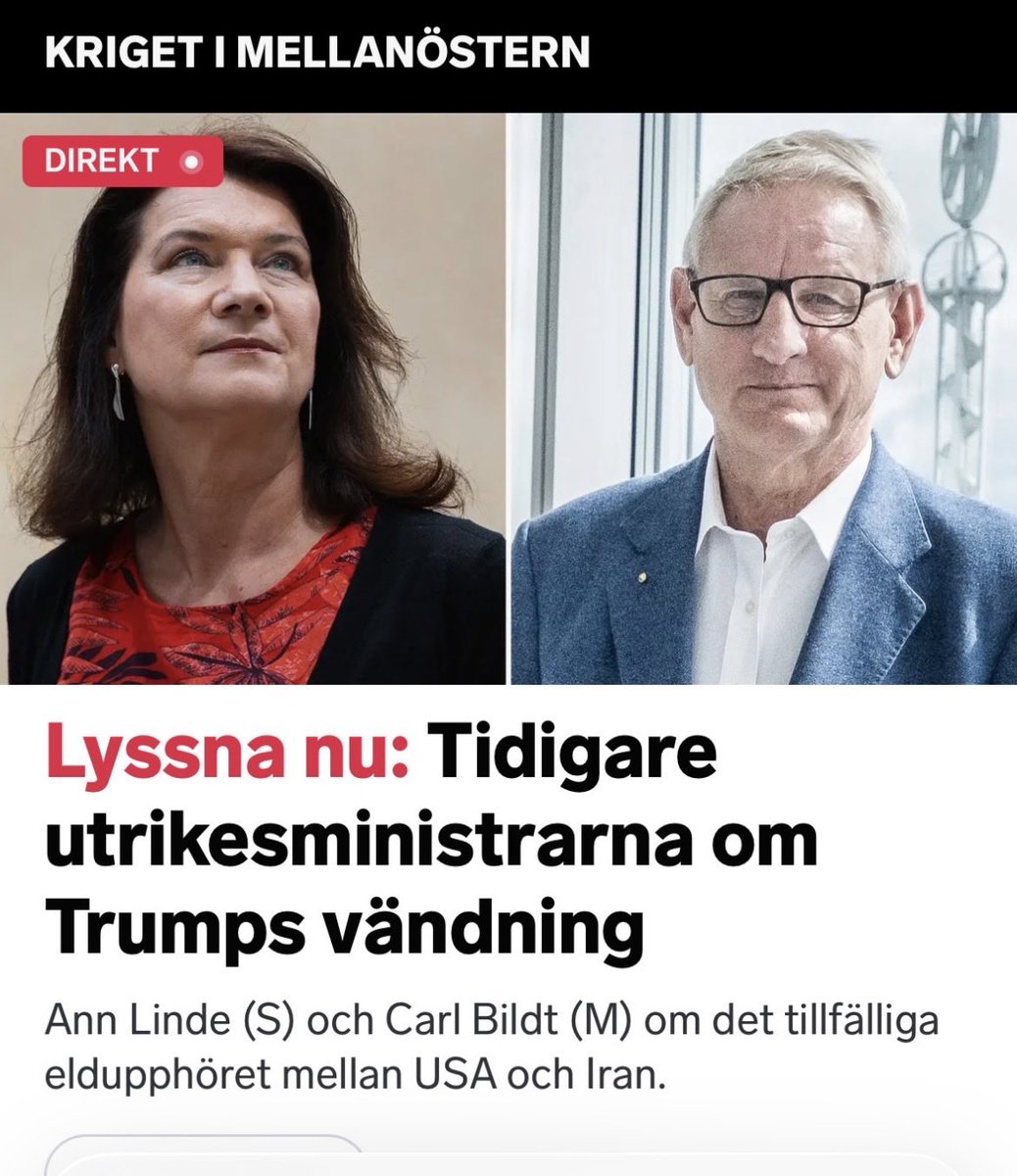 Ann Linde tweet media