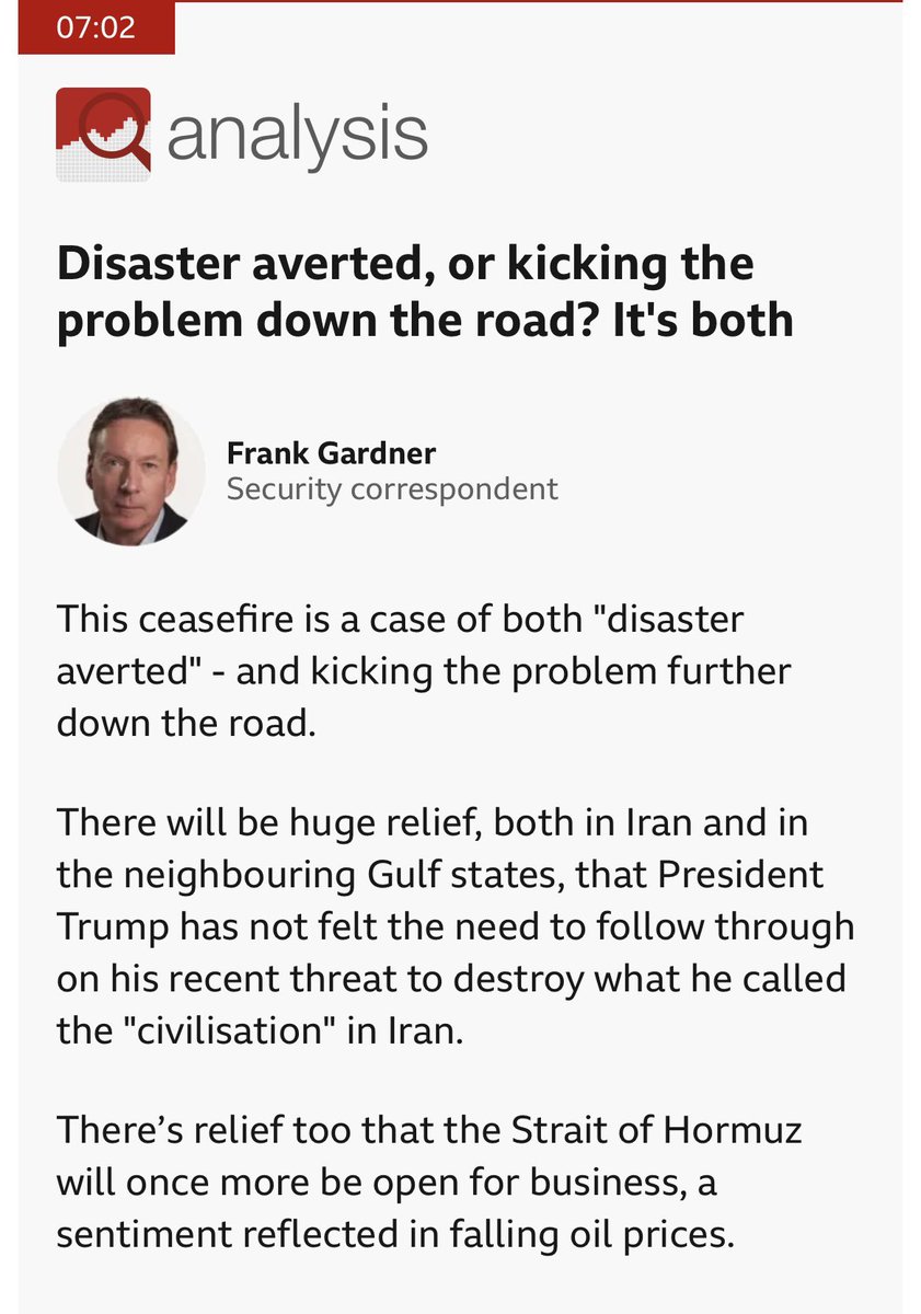 Frank Gardner tweet media