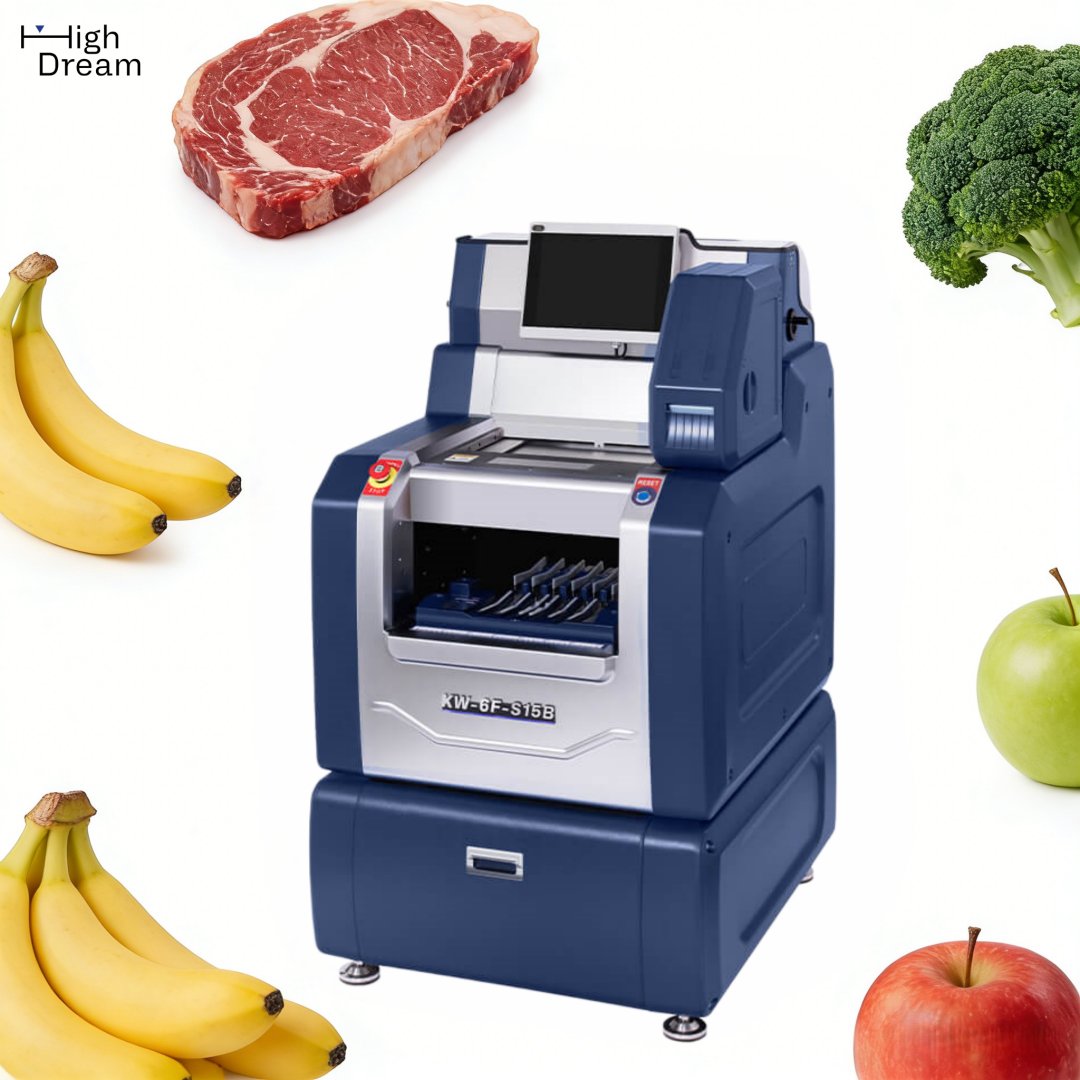 HighdreamRetail's tweet image. 🥗Highdream Retail’s solution for fresh food stores!
Benefits:
1️⃣Weigh + wrap + label
2️⃣Tight, attractive wrapping 
3️⃣Semi-automatic for faster packaging 
4️⃣Touchscreen with visual selection 
5️⃣Versatile for fruits, meat, bakery 
#RetailEfficiency #WeighWrapLabel #FreshProduce
