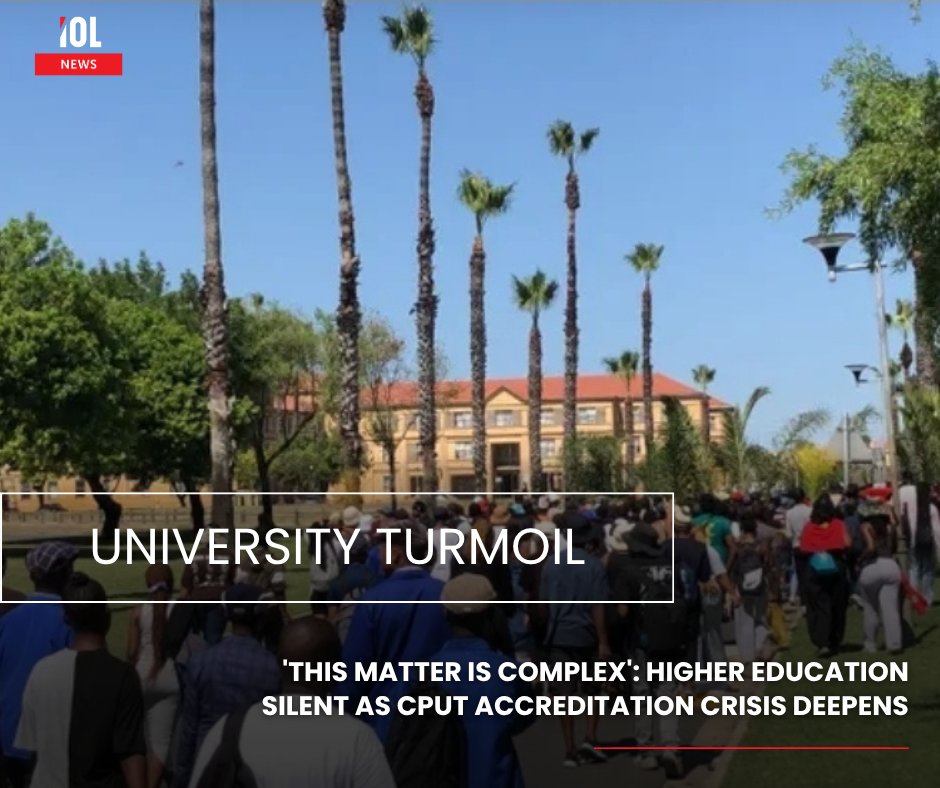 IOL's tweet photo. Student leaders at the Bellville campus of CPUT have confirmed that no academic activities will proceed this week, with a mass meeting planned as frustration grows over what they describe as conflicting information from authorities.
#news #student #leaders #CPUT #academic #activities #accreditation #crisis
Read on https://t.co/r7b2kRYj4B