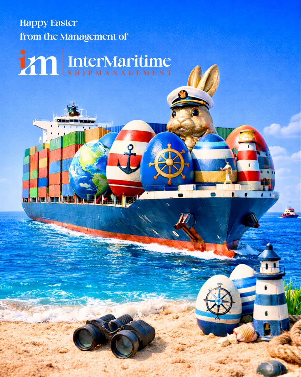 InterMaritimeIM's tweet photo. As we approach Easter, we extend our warmest wishes to our colleagues, partners, and community for a meaningful and peaceful Holy Week, filled with reflection, renewal, and togetherness, and a joyful Easter ahead. 🐣💙 https://t.co/GS4JHkKPoC