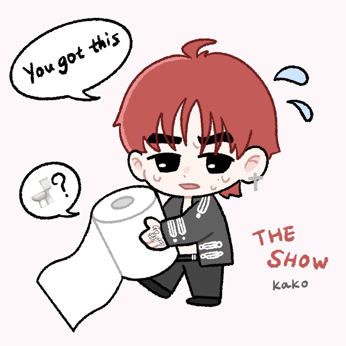 cheesecake9563's tweet image. Ian and the toiletpaper 🤪😂 #DPRIAN