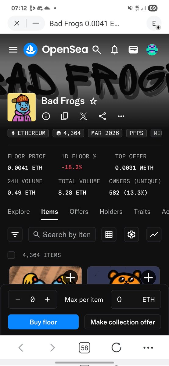 Eaglecash1's tweet photo. Every day, new scam projects drop &amp; people end up getting rugged

Then they start crying , but if you ask who’s actually behind these projects, nobody really knows. 

But i've being holding some @BadFrogs1744 since mint.

It’s simple: just bet on the founder&amp;dont chase fake hype. https://t.co/9GsCGCAXRL