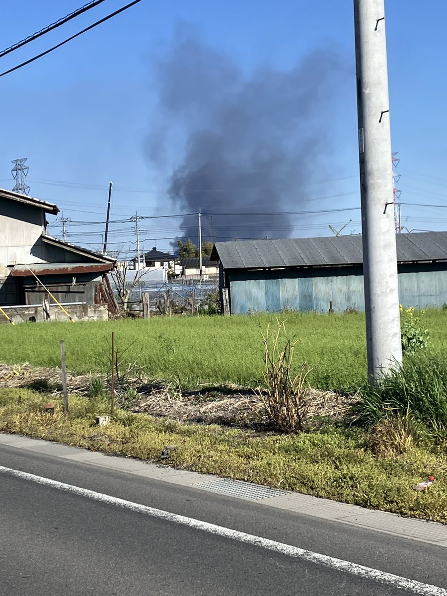 cabudog's tweet photo. 火事かしら？ https://t.co/aQ7eyDdvM6