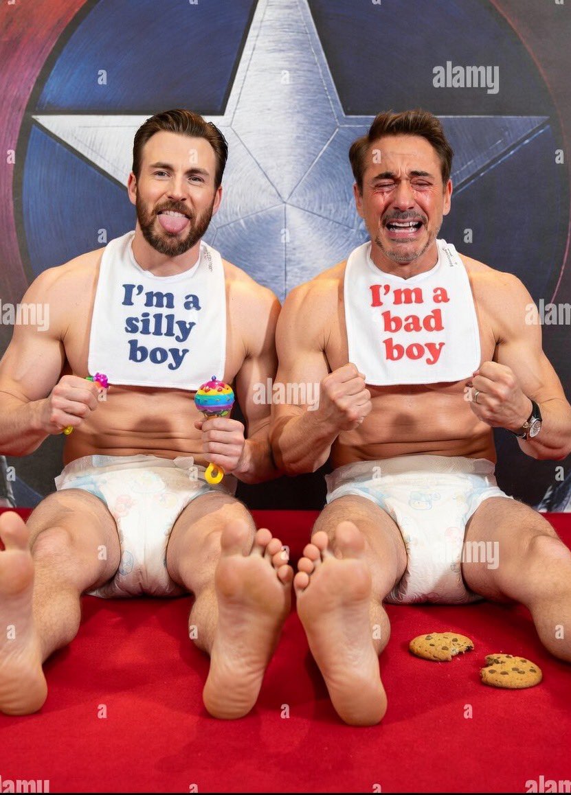 Chris: “that’s a funny looking camera”

Robert: “are you sure we’re in the right place?”

You’re both fine. Just smile and say cheese😈
*ZAP*

Wobert: “wat the!? Hey! I’m not a wittle baby! Change us back!! Waaa!”

Chwis: “heehee don’t cwy. Dis is kinda fun! Blehblehbleh”