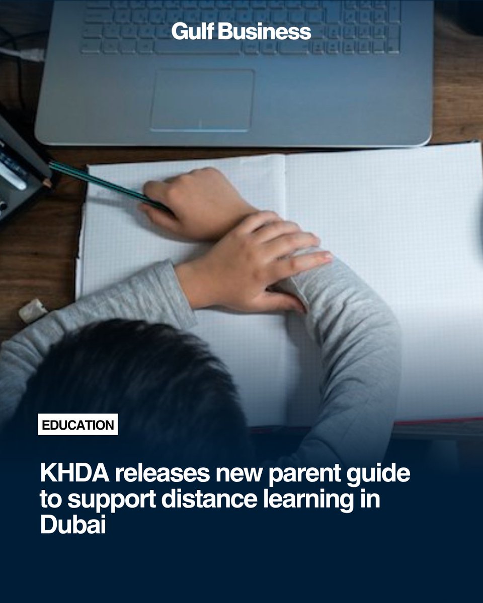 GulfBusiness's tweet image. This initiative aims to equip families with clear, actionable guidance to enhance the overall distance learning experience

Read the full story here: gulfbusiness.com/en/2026/educat…

#Dubai #KHDA #DistanceLearning #Education #ParentGuide #OnlineLearning #StudentSuccess #UAEEducation