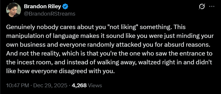 Brandon Riley tweet media