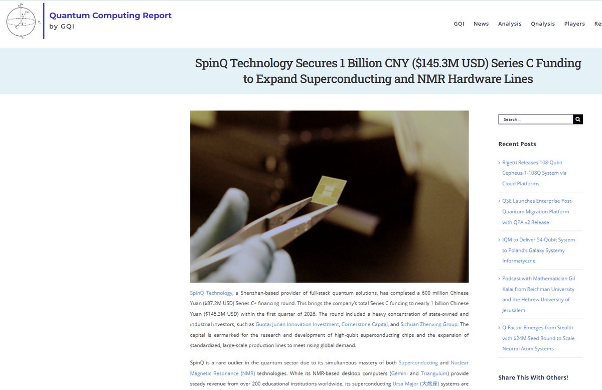 SpinQ Technology Inc. tweet media
