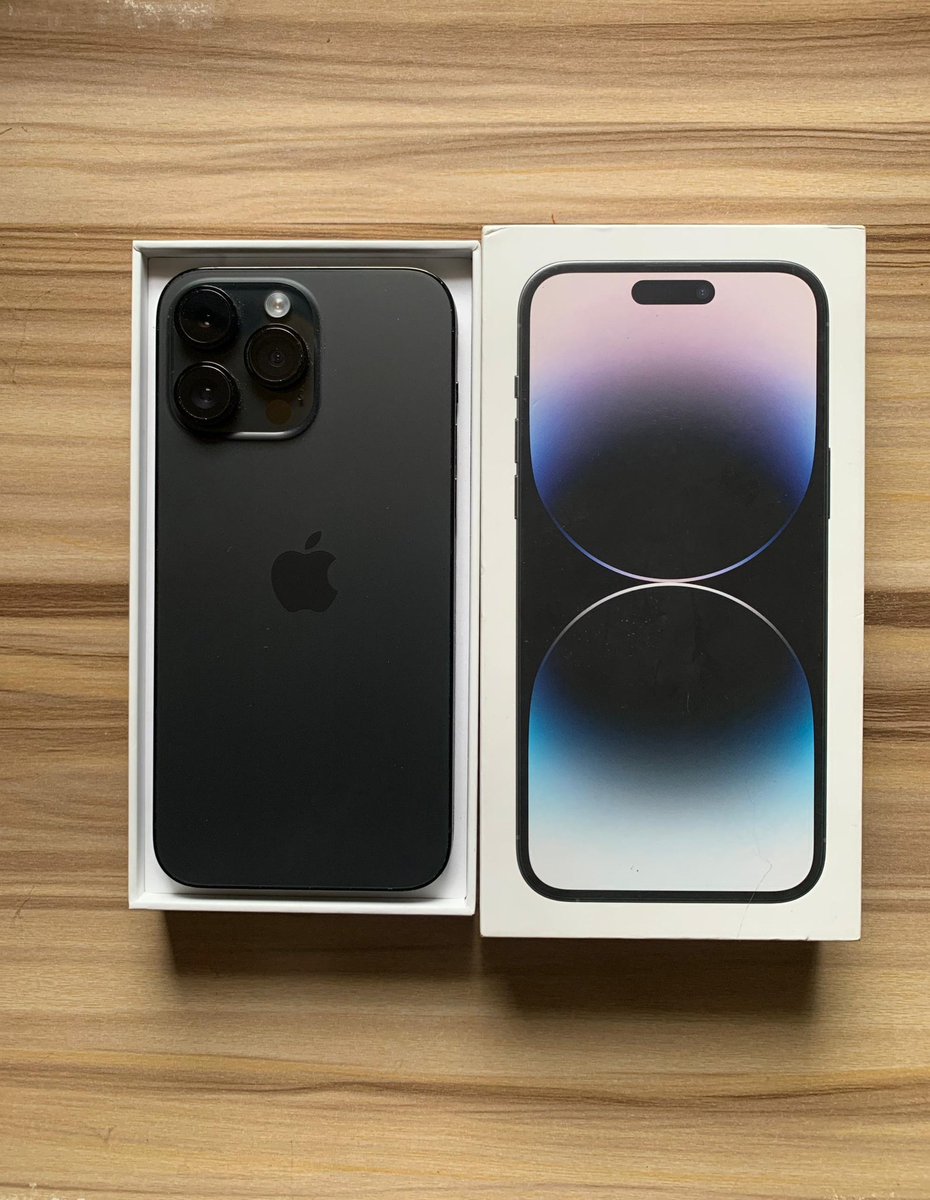 Tinktek's tweet photo. iPhone 14 Pro Max - 256 (Boxed)

BH: 82% (Non-boosted , better and stronger than the fake boosted 100% you see on Used👌)  

₦750,000 https://t.co/zArOLGgJj4