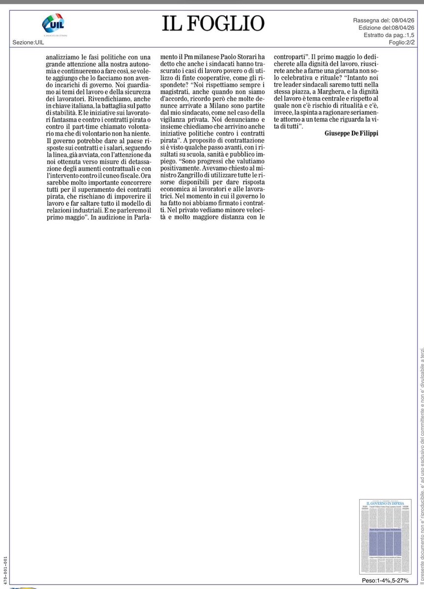 🔵🔵🔵Scommettere sulla detassazione degli aumenti contrattuali e intervenire sul cuneo fiscale!!
🔵🔵🔵Fermare il patto di stabilita’!!!
🔵🔵🔵❌RISPOSTE ALLA  GUERRA SENZA DEMAGOGIA!!!