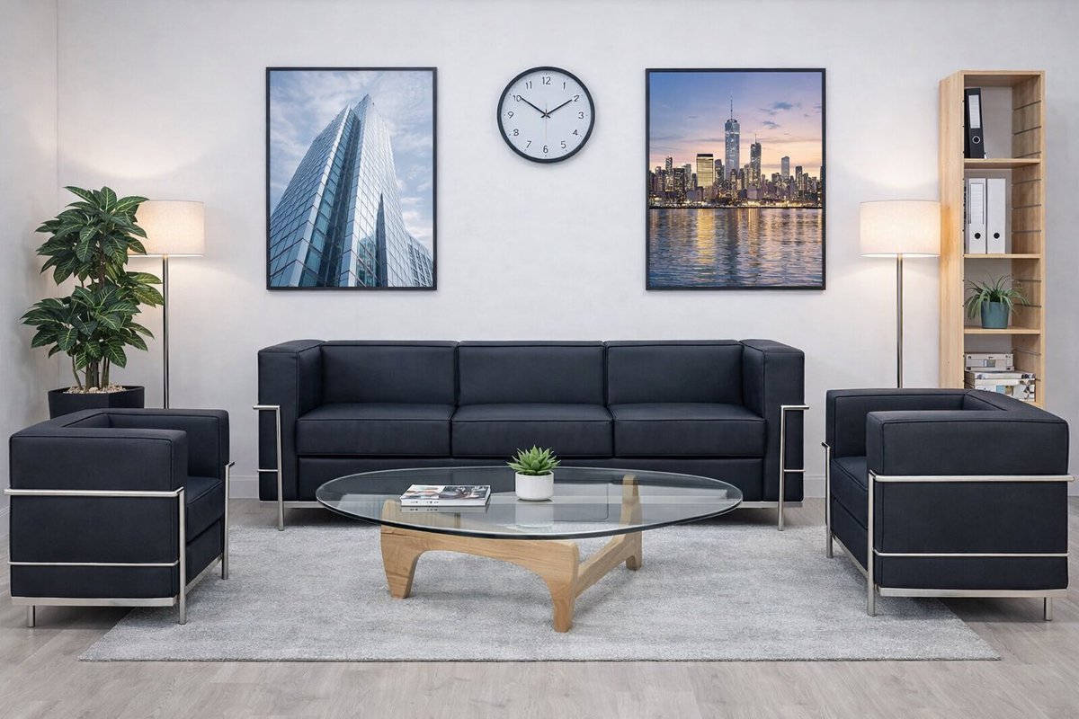 OFFICEINTERIOR5's tweet image. First impressions count! From modular reception units to Korby sofa’s and coffee tables. All products in stock with a standard lead time of 5-7 working days. For further info:

📧 sales@officeinteriorswholesale.co.uk 

#receptionarea #receptionfurniture #sofa #coffeetable #fyp