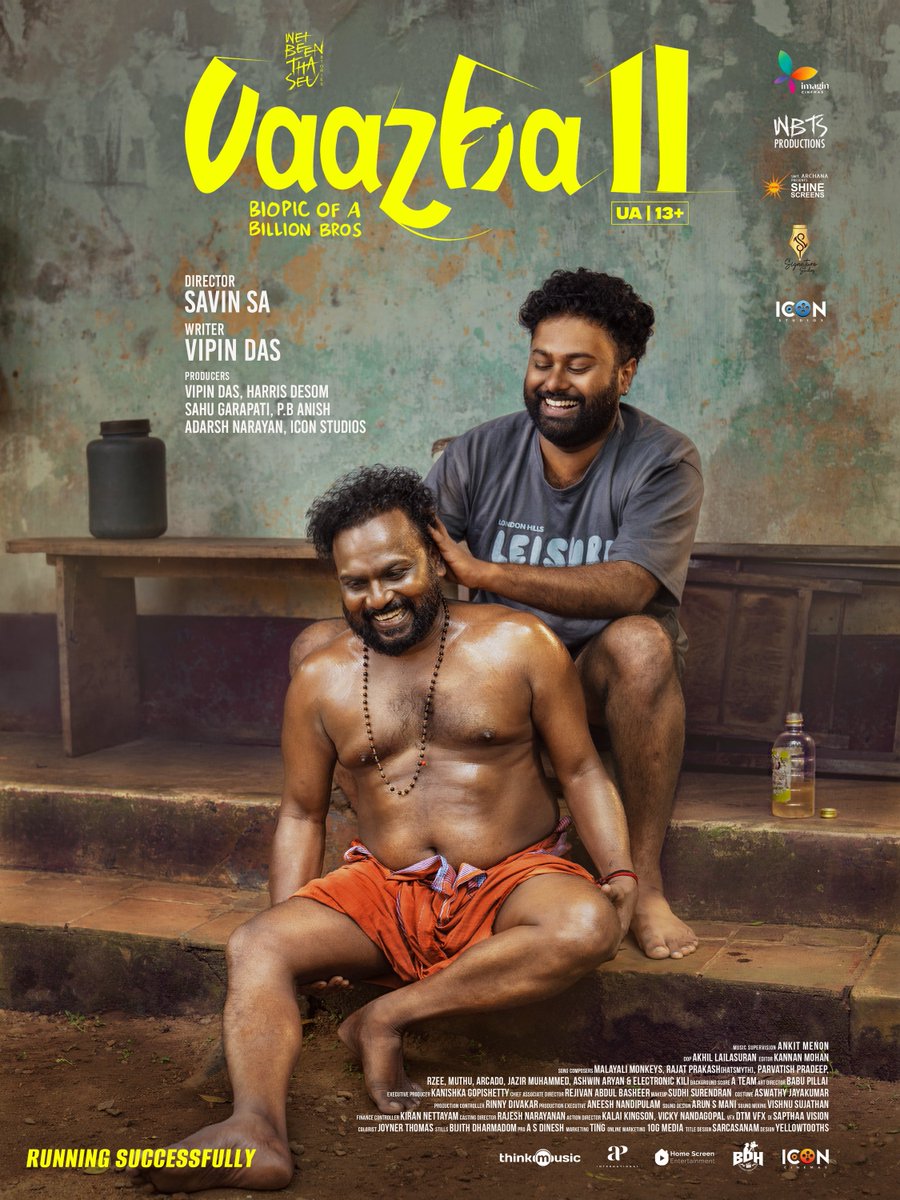 10gMedia's tweet image. #Vaazha2 is widely loved and embraced by families around the globe!! ❤️🌴✨ 
Don’t miss the golden moments delivered by some incredible talents! 🙏🏼❤️

#Blockbuster