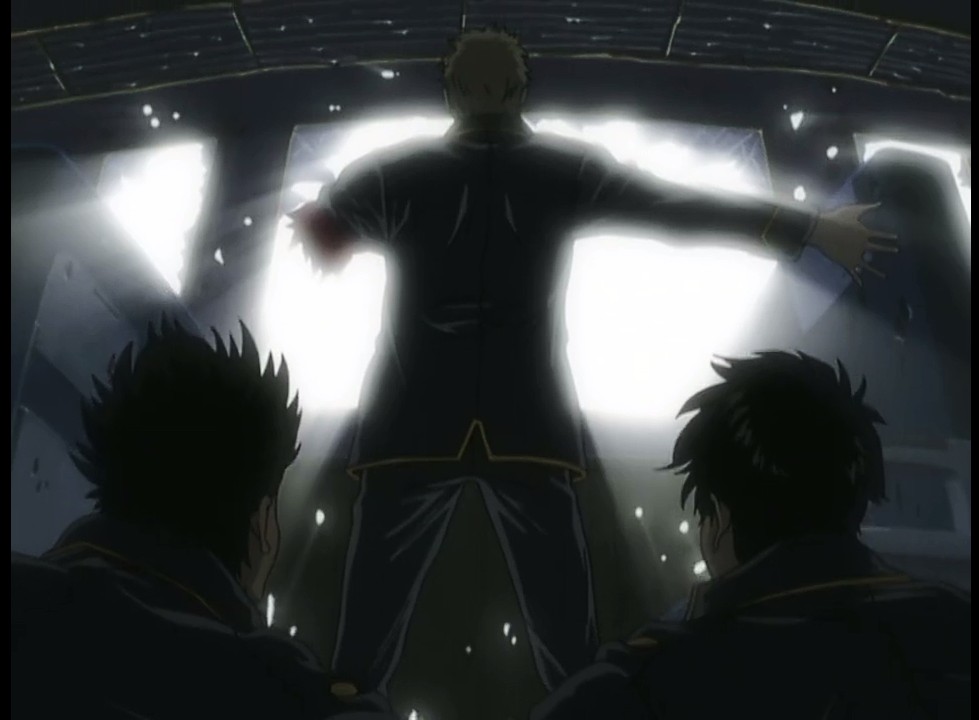 Jinuthefirst's tweet photo. Shinsengumi Crisis arc is one of my favourite anime arc and tbh my favourite arc after Benizakura. This is what I wanted from them after 100 episodes run.
#Gintama https://t.co/dSCSZc9fEv