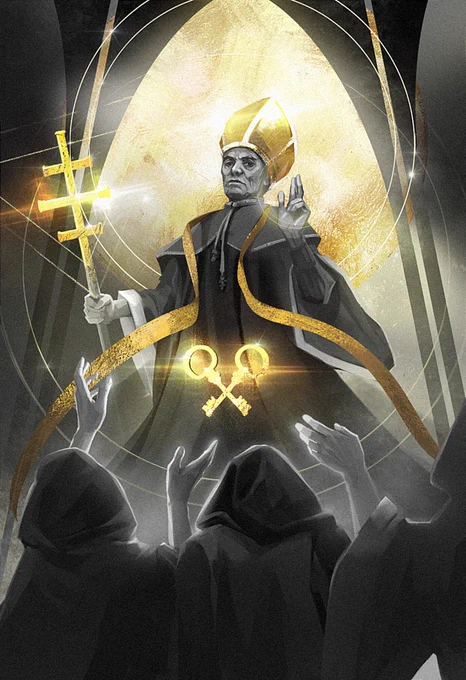 Speaking of board games, by the way. This is my set of illustrations for the cards in "Imaginarium: Tarot" and if you think the Emperor was inspired by Blackbeard, you're not imagining things