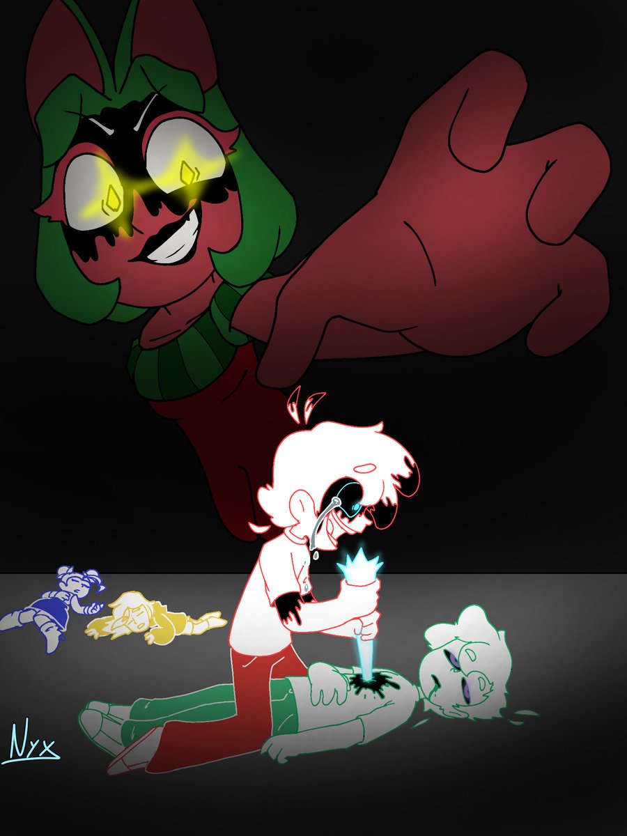 MD_zinho's tweet photo. ✨ARTE FINALIZADA✨
fiz duas versões desse desenho, uma com as cores normais e o outro com as cores do primeiro vídeo de batalha do @Torajo_yt 
Espero que gostem
#digitalart #drawing #comission #art https://t.co/NJ0ib2PEIJ