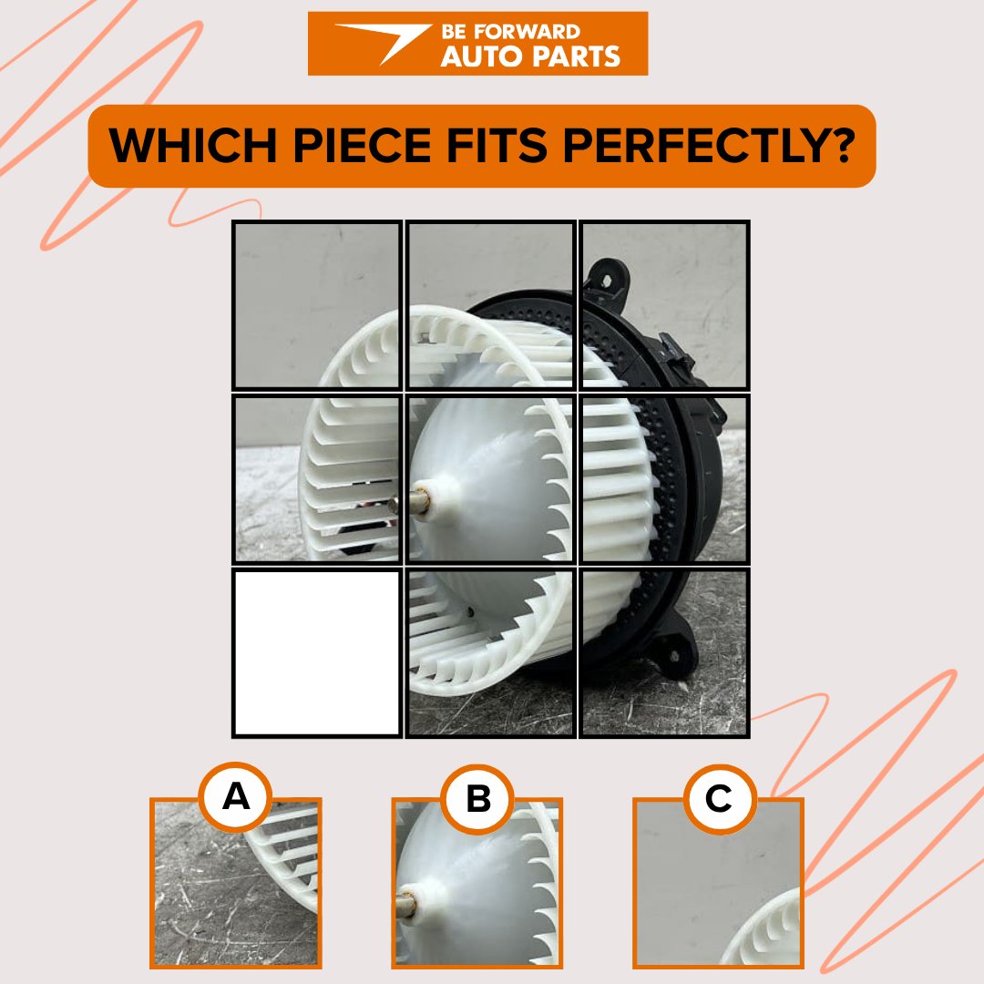 BF_AutoParts's tweet image. 🧩 Something’s missing... Can you find the one piece that fits just right? 👀

Put your puzzle skills to the test and drop your comment below! 🔍✨

Browse Blower Motors Here: go.beforward.jp/AutoParts-Blow…
.
.
.
#autoparts #PuzzleTime #WhichOneFits