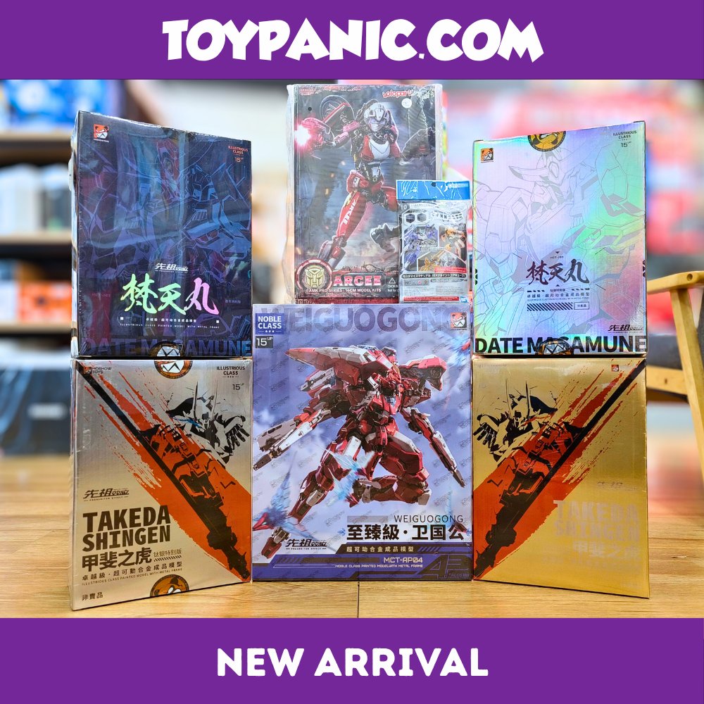 ToypanicMsia's tweet image. New arrivals just dropped and they’re looking amazing! 🔥 

Featuring top brands like Moshow Toy, Bandai, Takara Tomy, and more—bringing in a mix of high-quality collectibles, detailed figures. Don’t miss out—come check them out before they’re gone!

 #toypanic #newarrival