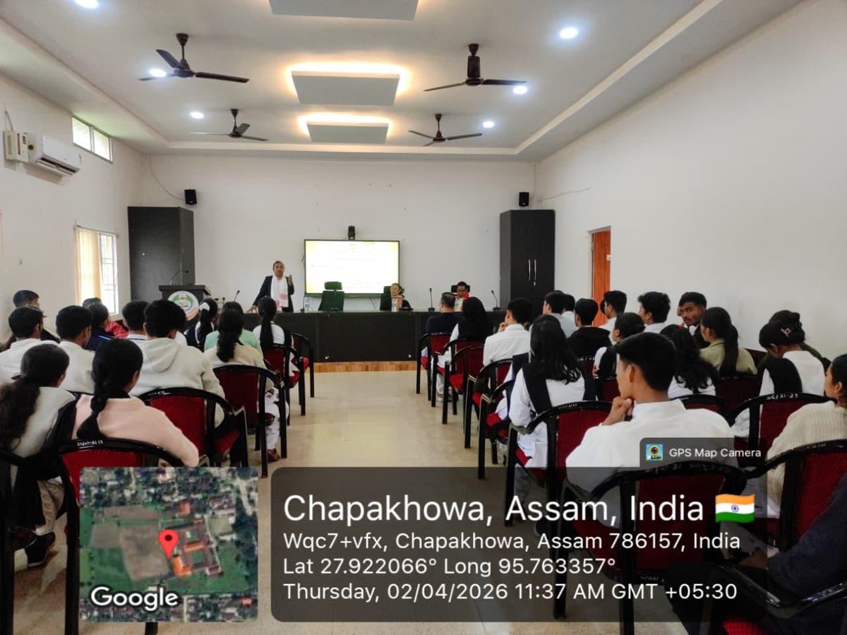LabPcpm's tweet photo. Glimpses from the recent talk delivered in Sadiya College, Assam in association with the Department of Chemistry and IQAC, Sadiya College, Assam, India. @BipulTezpurUniv

#seminar #tezpuruniversity https://t.co/yG436QlK5m