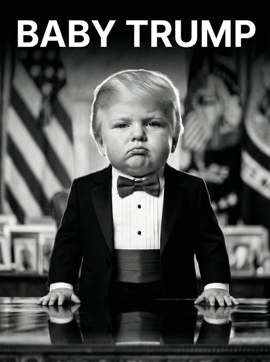 Baby Trump tweet media