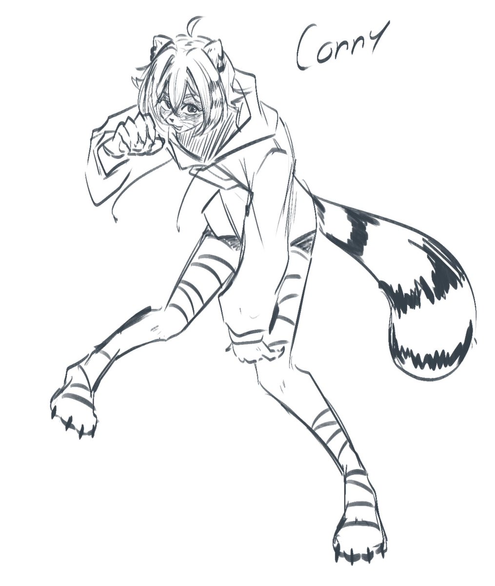 wldcardd's tweet photo. my friend told me to draw a raccoon furry bc ive been living off my roommates japchae for the past 3 days and the water gelatin worms are starting to do things to my stomach https://t.co/QlWcZWhIS1