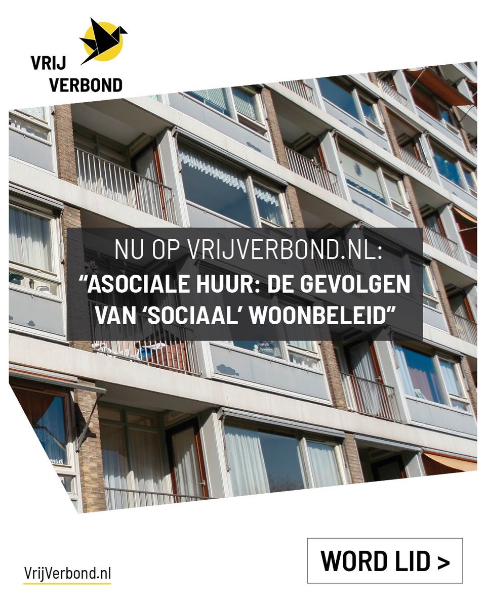 Ons 'sociaal' huurbeleid maakt ons allemaal armer.

Volgens het CPB kost dat jaarlijks tot 1,2% van het bbp, en dat telt op. En het ergste: het werkt averechts voor de armsten.

Dit artikel legt uit wat er misgaat, wat het ons kost en hoe het anders kan. Link in reply 👇