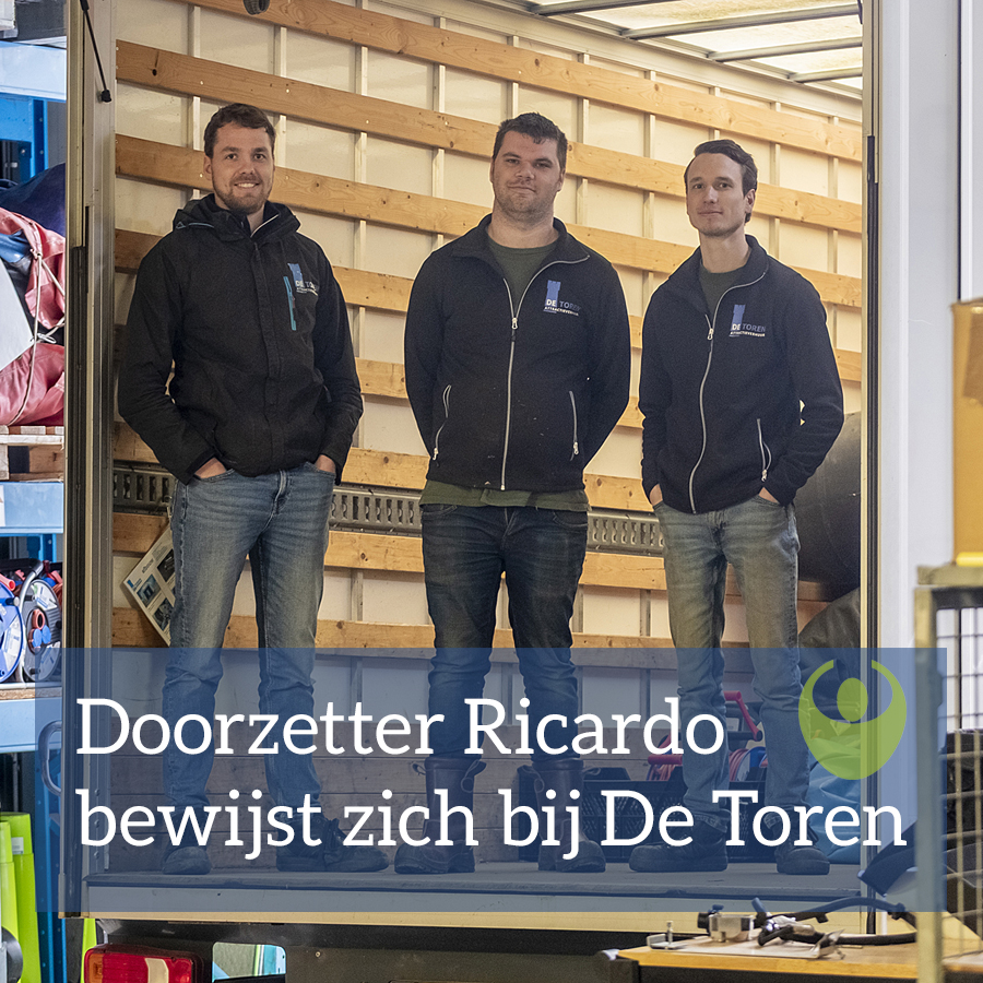 Bij Attractieverhuur De Toren dachten ze dat Ricardo van Dincten een zomerbaantje zocht. Maar hij wilde meer en kreeg het voor elkaar. Nu is hij een gewaardeerde vaste kracht in het Vlijmense bedrijf. Met steun vanuit Baanbrekers. Lees het artikel op baanbrekers.org