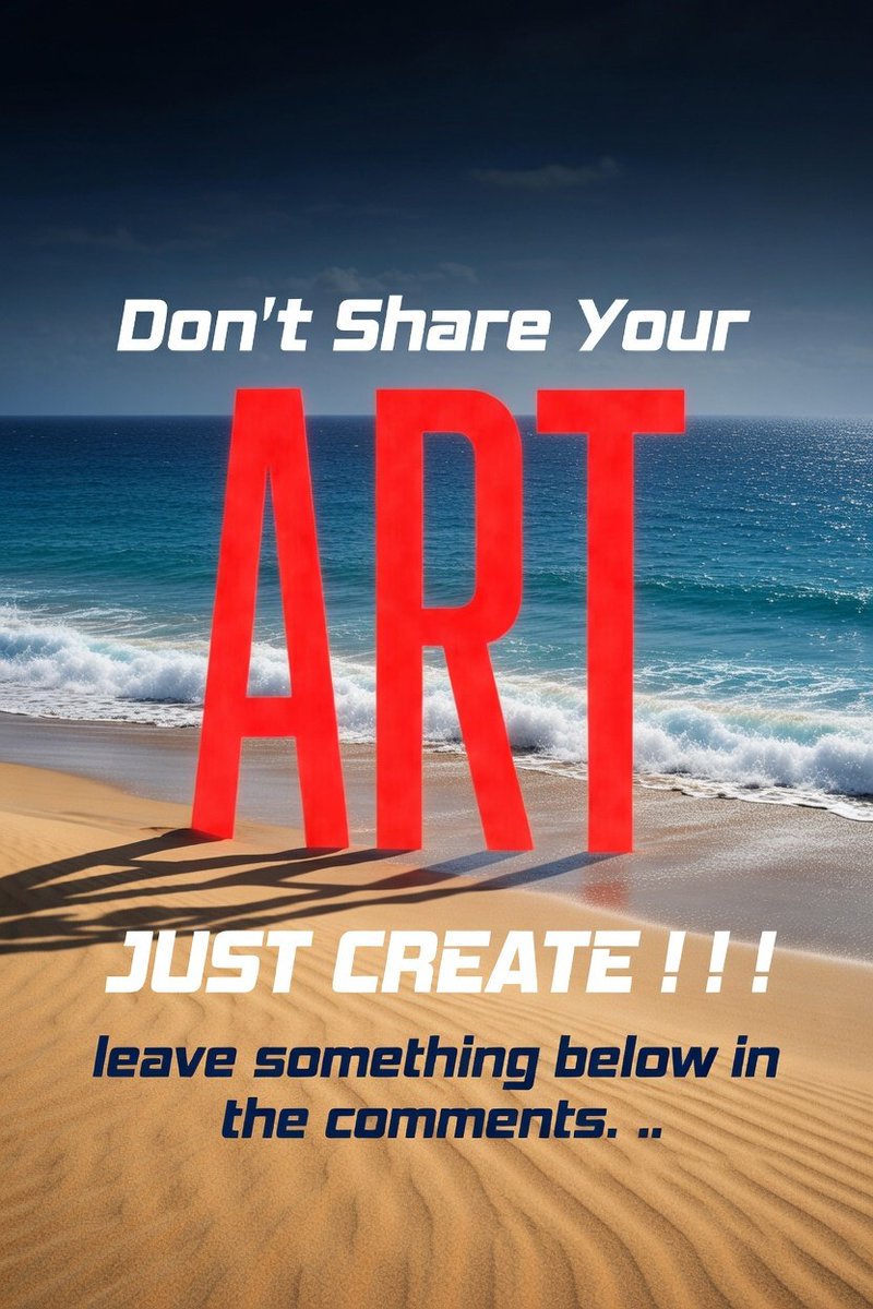 andr3fbcaldeira's tweet photo. Don't Share Your ART . . . 🫀
JUST CREATE ! ! ! 🔥
leave something below in the comments . . .
#art2 https://t.co/pOPYb62SYm