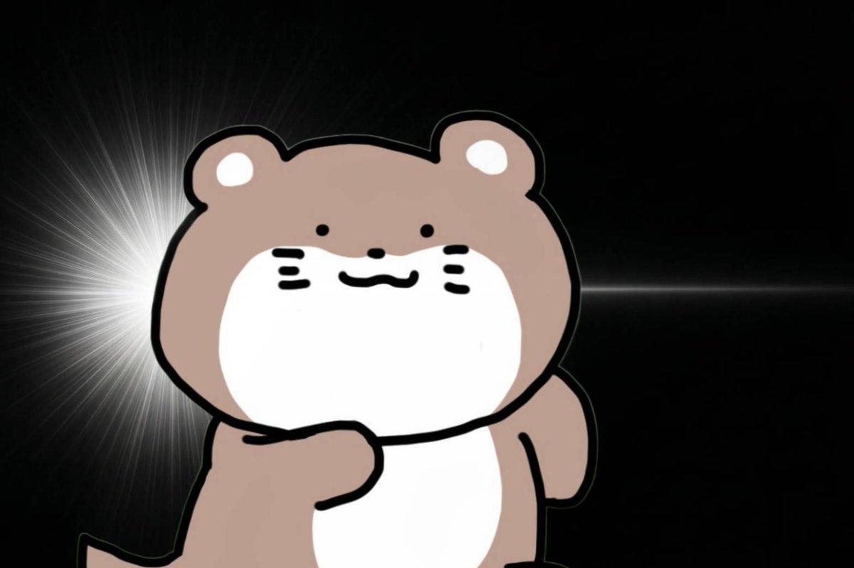 nikuyukina3's tweet photo. 「たぬきのイラストですか？」と言われた時のカワウソさん https://t.co/4dreRqtN6b