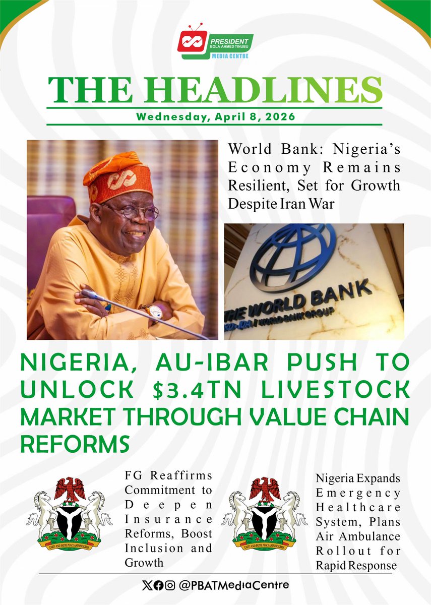 President Bola Ahmed Tinubu Media Centre tweet media