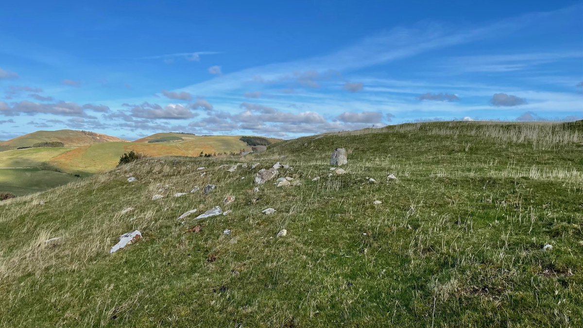 KPW1453's tweet image. The outer rampart of the Iron Age hill fort on St Gregory’s Hill, near Kirknewton in Northumberland. 📸 My own. #HillfortsWednesday #Kirknewton #Northumberland