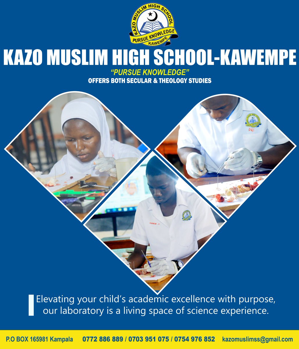 KazoMuslimHigh's tweet photo. Are you ready to elevate your child's academic excellence, we are here for you. 
#PursueKnowledge https://t.co/O7FicXQ0kP