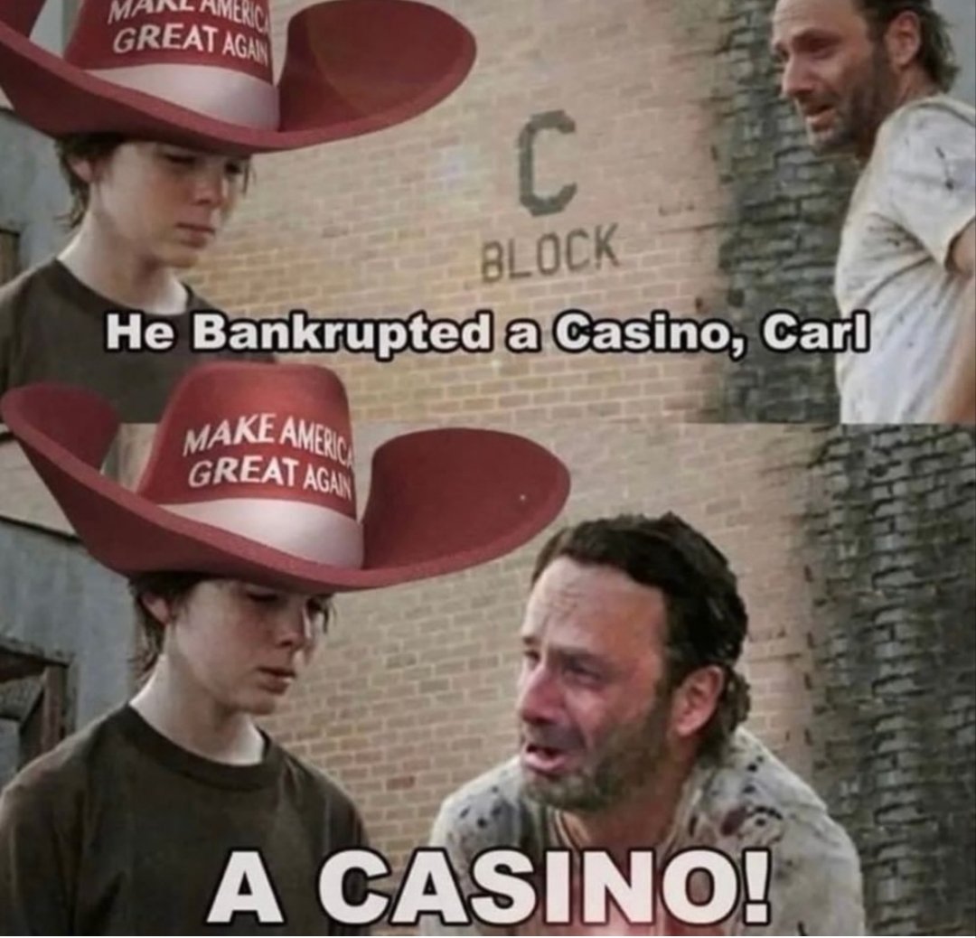 <a href="/RaduHossu/">Radu Hossu 🇹🇩🇺🇦</a> <a href="/diegodazan/">(((Diego))) Fella 🇵🇱🇨🇿</a> To summarize: The guy who bankrupted 3 casinos, just...
*killed a 💩 ton of people
*spunked away 1/2 🇺🇸s 🪖 inventory
*spent $25B
...replacing the Mullahs with the Mullahs AND blocking the previously open Hormuz Strait

Art of the deal. SO much winning!

#PedoPOTUS