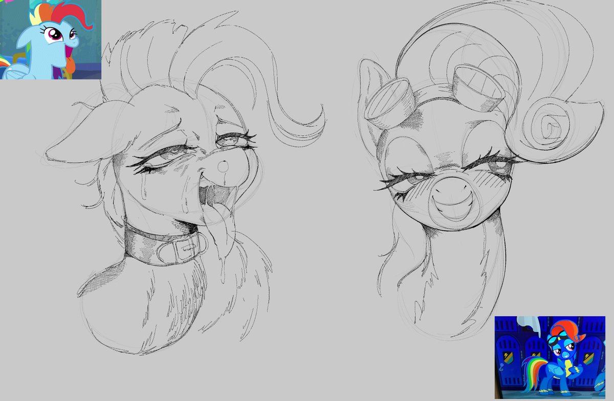 DominisMortis's tweet photo. @rosacepony I have a couple of old sketches of that same scene! perhaps I should re do them https://t.co/LKooO1hpu5