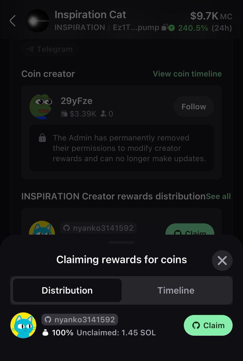 Motion7k's tweet photo. @nya3_neko2 You have  1.46 sol to be claimed through your github. https://t.co/jpcTDTRLiS