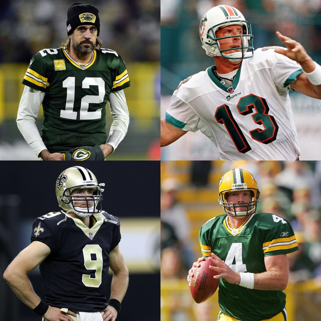 MLFootball's tweet image. ALL IN THEIR PRIME ONE HAS TO GO

Aaron Rodgers
Dan Marino
Drew Brees
Brett Favre

🧐🧐🧐