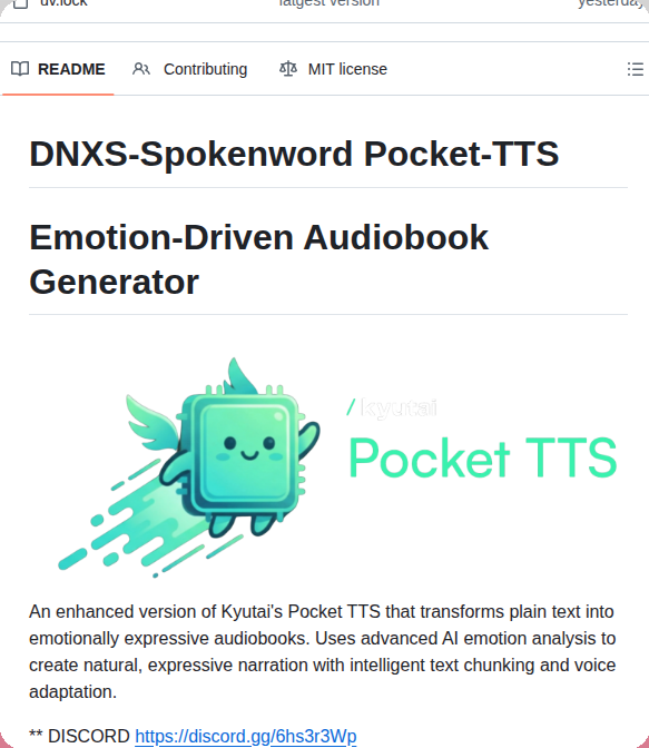 tom_doerr's tweet photo. Audiobook generator with emotion analysis

https://t.co/La9grwJaRb https://t.co/JwDFQ0do4Y