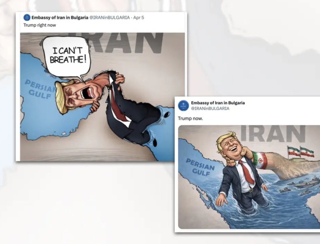 girishjohar's tweet image. These 2 cartoons sums up the war, as shared by Iran media. 
What is heart wrenching is that Iranians stood up against oppression &amp;amp; they even formed human chains saving their key infrastructure sites. #Salute to them ... How the already opened #StraitofHormuz became a bone of