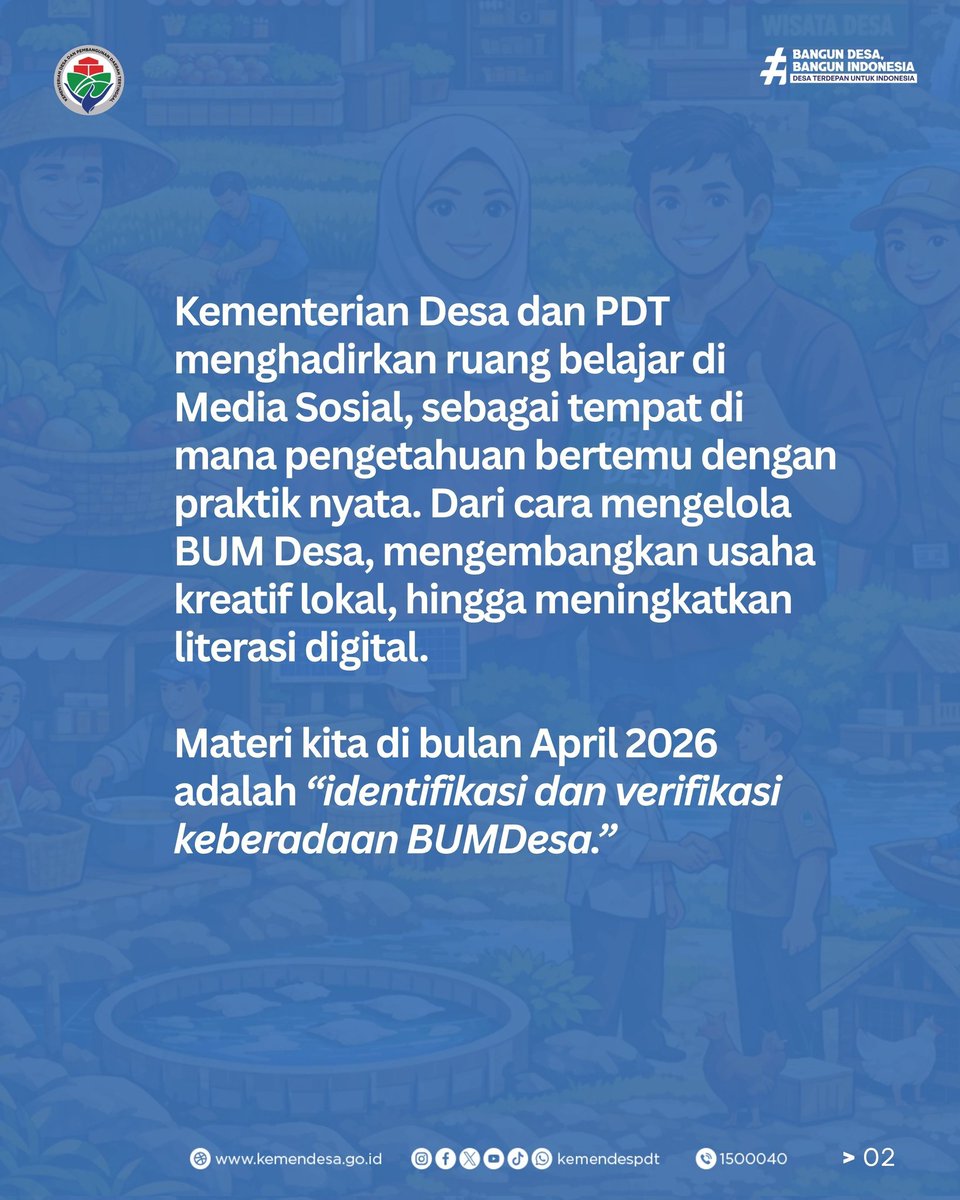 #BangunDesaBangunIndonesia tweet media