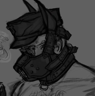 ToastedBagelBoy's tweet image. A little sneak peak… I just reallyyyy needed to draw him in leather gear 🤤 (+ alt version(s) that I might add later…) 

#outlasttrials #lelandcoyle
