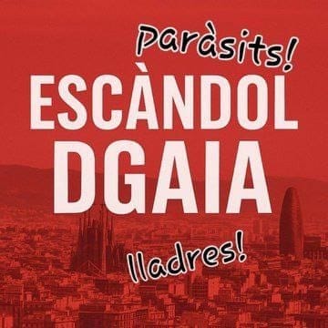 Bon dia Gent que esteu farta d'aguantar tanta xusma!!
S'omplen les butxaques amb robar-nos diners, ens vulneren drets humans, hi tenen el cenisme de voler-ho amagar!!
A la merda tots💩💩, cap VOT meu anirà parar a les seves mans!!
Em fant molt fastig 🤮🤮