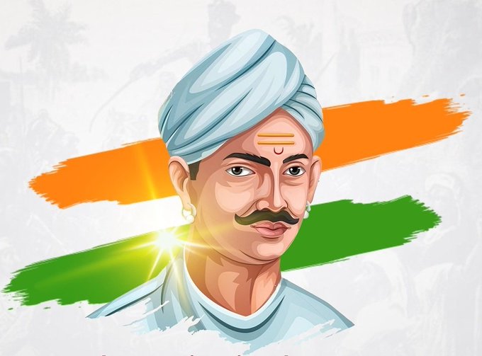 मंगल‘ मस्ती में चूर चलल, पहिला बागी बलिया मसहूर चलल।  प्रथम स्वतंत्रता संग्राम के अग्रदूत, अमर बलिदानी मंगल पांडे जी की पुण्यतिथि पर उन्हें शत-शत नमन। 🙏