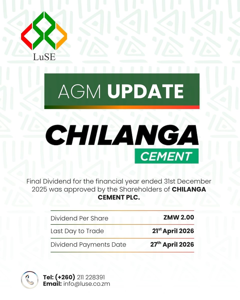 Lusaka Securities Exchange tweet media