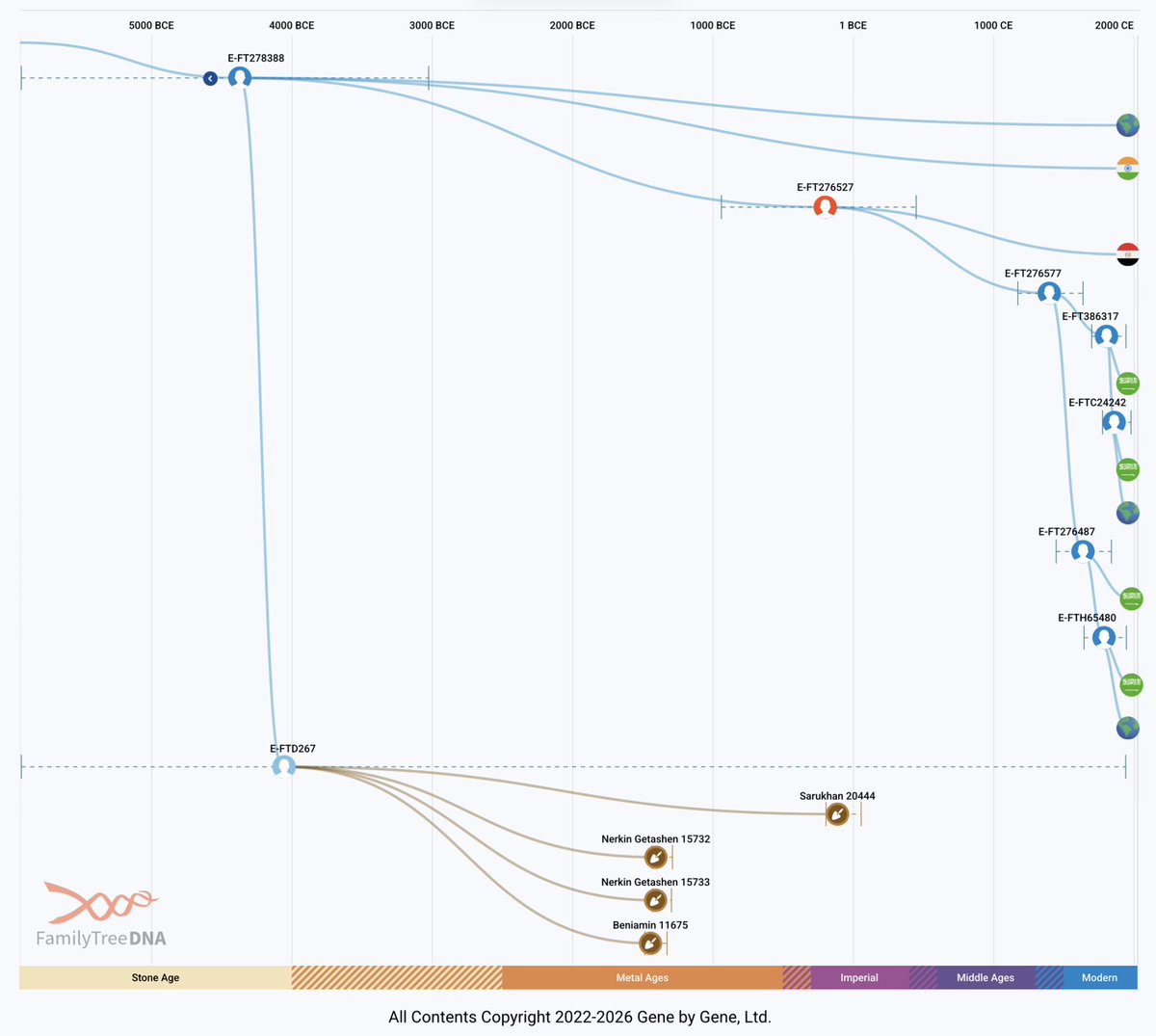 Y-DNA Sequencing in Egypt tweet media