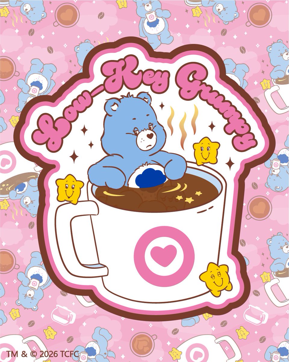 carebears_jp's tweet image. ほっとひと息…☕️💭
グランピーベアも、ちょっぴりリラックスモード？💙✨

今週も自分らしくスタートしよう🌈✨

#carebears #ケアベア @carebears