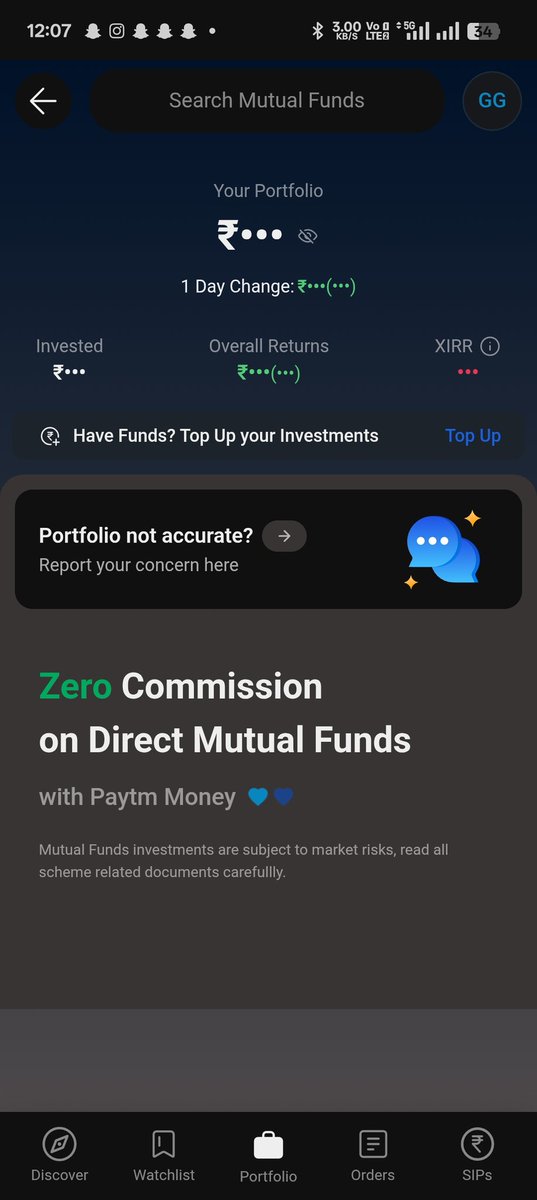 Gouravgarg9's tweet photo. @PaytmMoneyCare @PaytmMoney This is unacceptable. My mutual fund portfolio investment details is still not visible despite multiple tickets (TKT-1296958, TKT-1297077) and sharing all proofs.

Issue pending for too long. Fix this ASAP or escalate immediately. #CustomerServiceFail https://t.co/OtgdMeiy3m