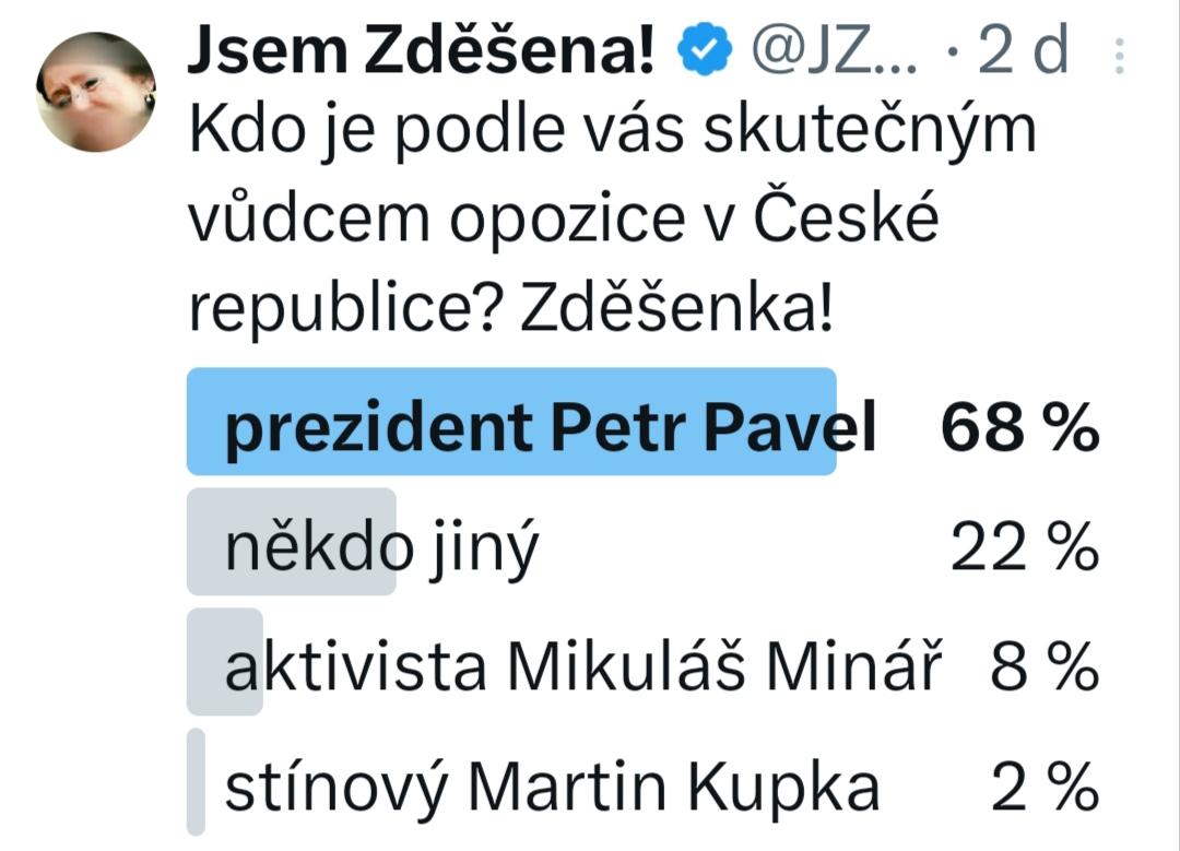 Jsem Zděšena! tweet media