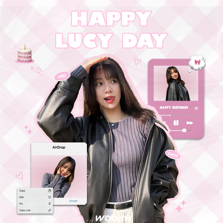 WOOAH_HM's tweet image. [🎁]
🩷HAPPY LUCY DAY🩷

#WOOAH #우아 #LUCY #루시
#HAPPY_LUCY_DAY
#루시의_23번째_봄날
