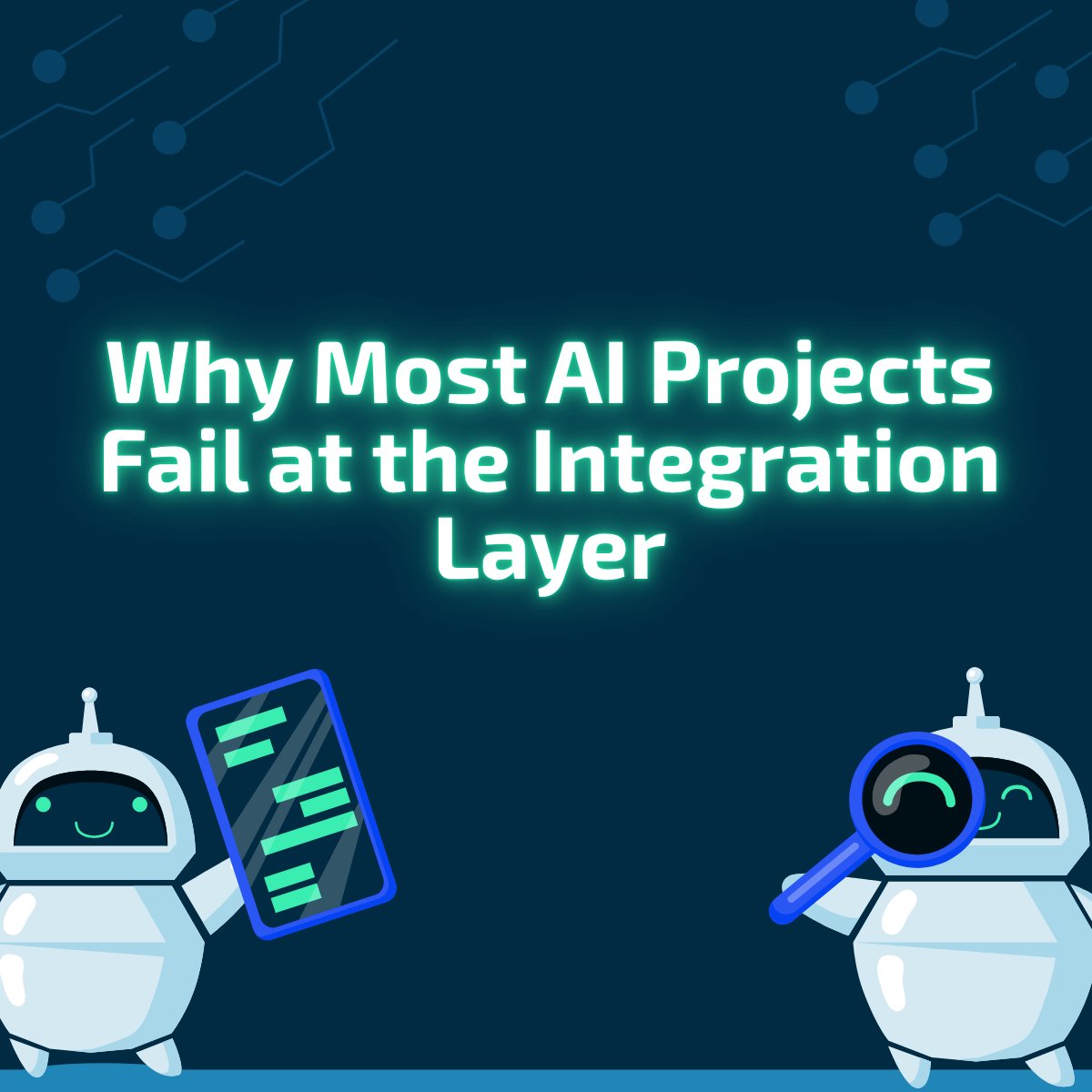 shrivcommedia's tweet photo. Most AI projects don't fail because the model is "bad." They fail because the Integration Layer is broken.
If your AI can’t talk to your legacy data in real-time, it’s just a fancy demo, not a business tool.
Build the bridge, not just the bot.
#AI #SoftwareEngineering #SCMS https://t.co/bFtiIh95tr