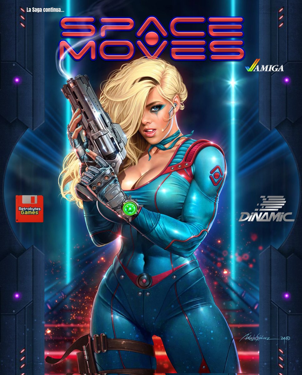 DinamicSoftware's tweet image. Space Moves llegará para Amiga y PC / Steam de la mano de @RetrobytesGames liderada por el GRAN @toniramirezm Un lujazo!!!